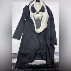 Vintage Glow in the Dark Vampire Ghost Face Mask 🎃 90s Halloween